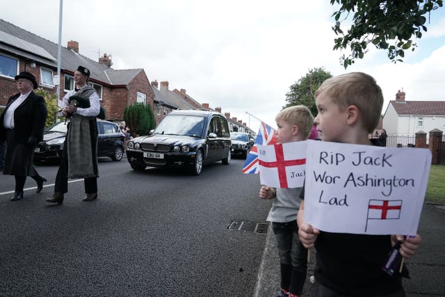 Jack Charlton funeral