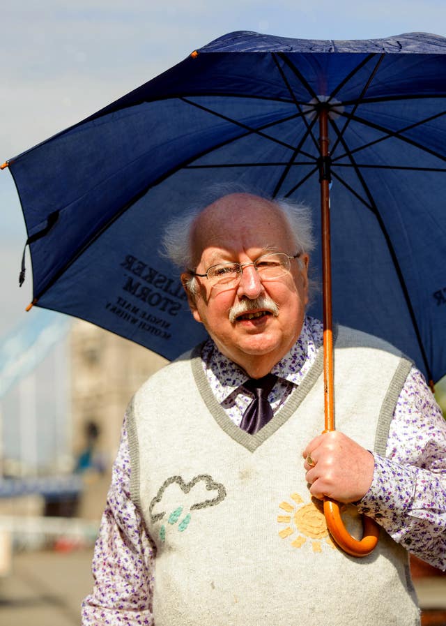 Weather forecaster Michael Fish (Dominic Lipinski/PA)