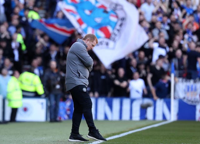 Neil Lennon admits his side's performance at Ibrox as 