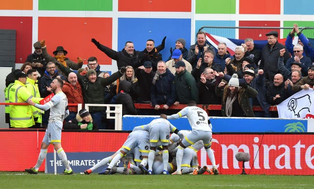 Accrington Stanley v Derby County – FA Cup – Fourth Round – Wham Stadium