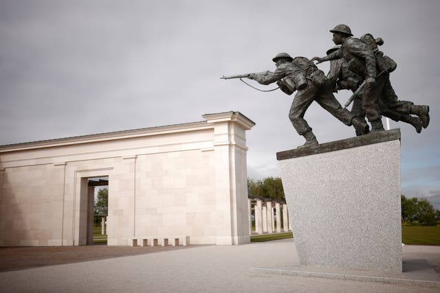 The new British Normandy Memorial at Ver-sur-Mer in France