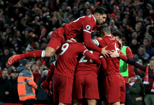 Liverpool scored three goals in a remarkable nine-minute spell