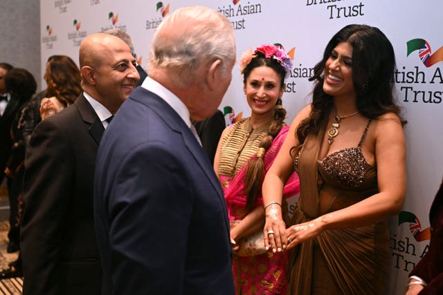 King attends British Asian Trust reception