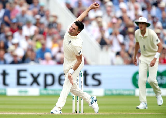 James Anderson is working his way back to fitness