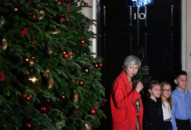 Downing Street Christmas tree