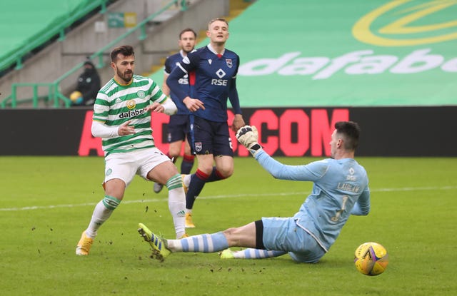 Albian Ajeti missed Celtic's best chance