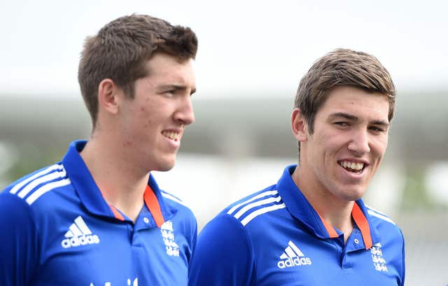Jamie Overton, right, is expected to follow his twin brother Craig, left, into the England reckoning