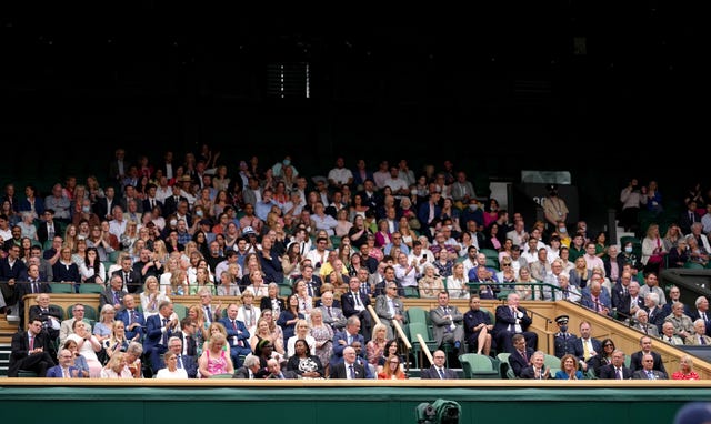 The Royal Box at Wimbledon 