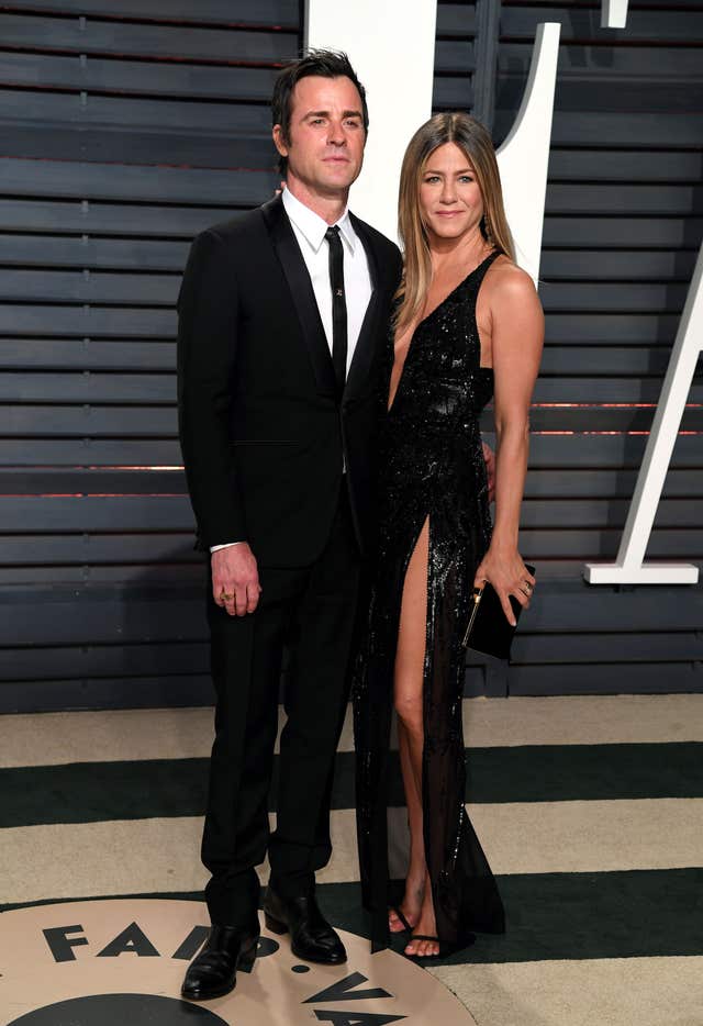 Jennifer Aniston and Justin Theroux (PA)