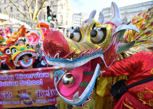 2018 marks the Year of the Dog in the Chinese zodiac (John Stillwell/PA)