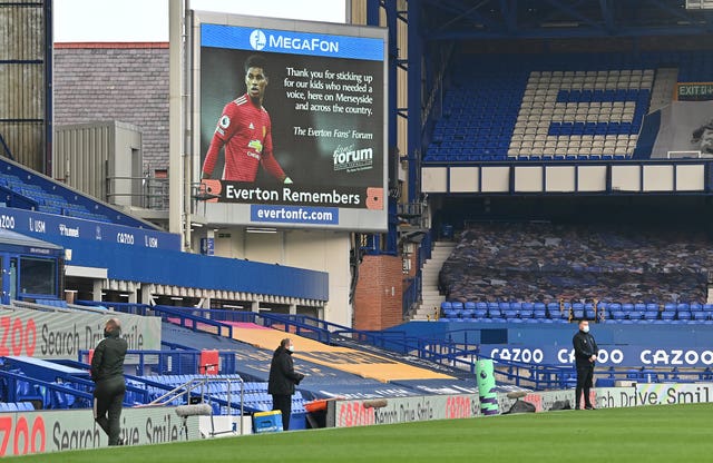 A message to Manchester United's Marcus Rashford from the Everton Fans' Forum