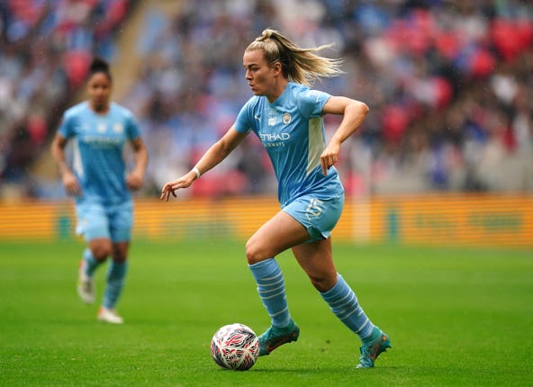 Hemp scored 21 goals and provided 10 assists for Manchester City in 2021-22 (Mike Egerton/PA).