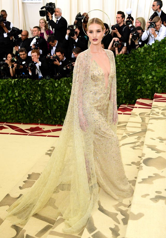 Rosie Huntingdon-Whiteley in Ralph Lauren (Ian West/PA)