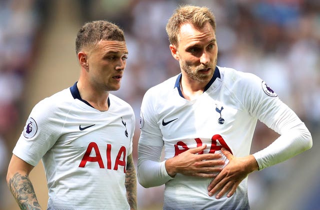 Kieran Trippier and Christian Eriksen played together at Tottenham