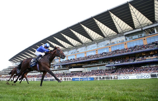 Baaeed taking the Queen Elizabeth II Stakes