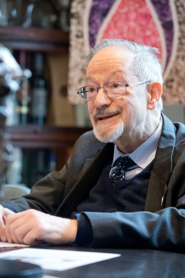 Retired doctor Martin Stern, 82, who was taken in by kindly neighbours in Amsterdam during the Second World War
