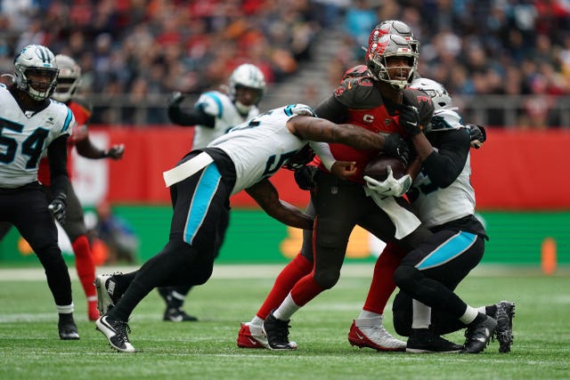 Quarterback Jameis Winston struggled for the Tampa Bay Buccaneers in London