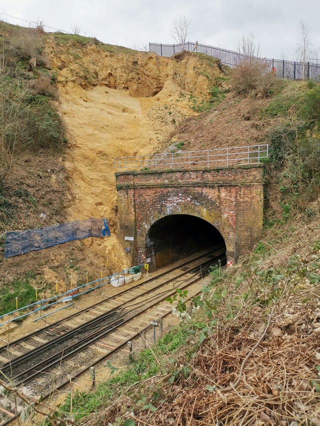 The area where the small cave was discovered