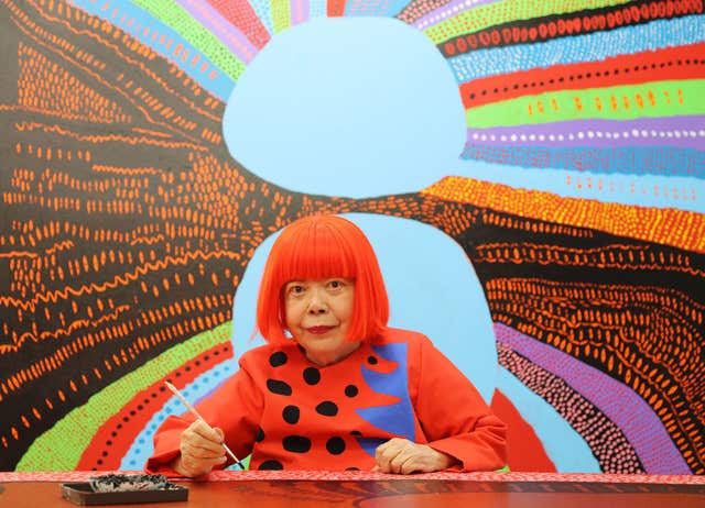 Japanese artist Yayoi Kusama