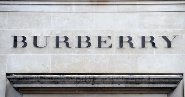 The Burberry shop in New Bond Street, London