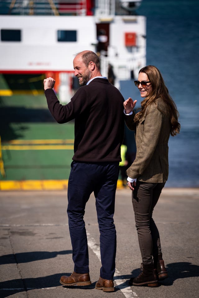 Royal visit to Mull and Iona