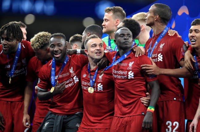 Liverpool went on to win the Champions League
