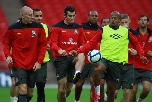 Soccer – UEFA Euro 2012 – Qualifying – Group G – England v Wales – Wales Training Session – Wembley Stadium