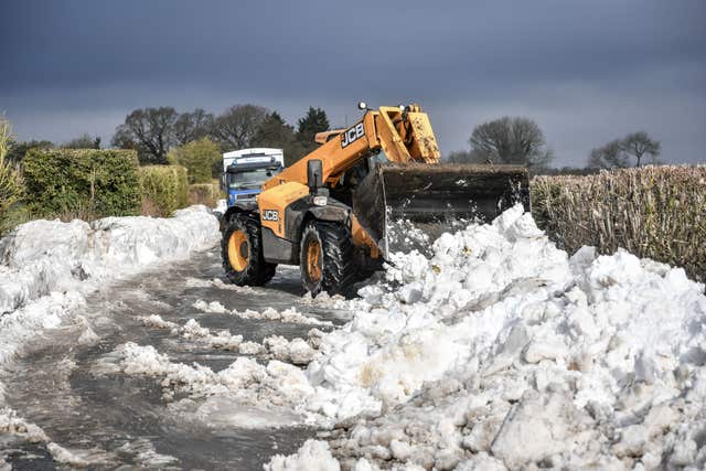 Winter weather March 4th 2018