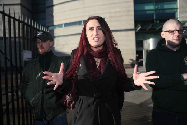 Jayda Fransen court case