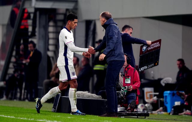 Jude Bellingham was substituted against Albania
