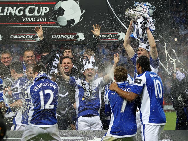 Birmingham stunned Arsenal to win the League Cup in 2011