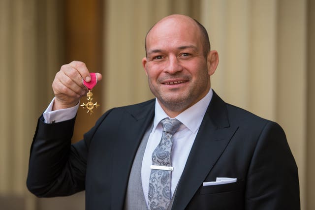 Rory Best was awarded an OBE in 2017