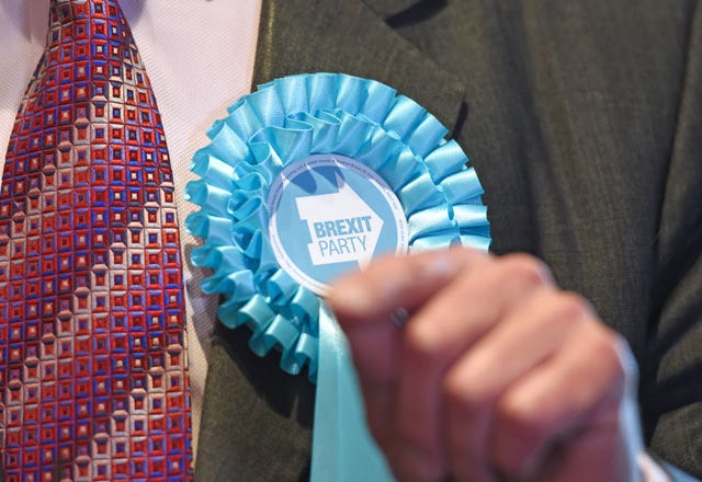 Brexit Party badge