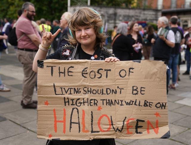 Cost of Living Coalition march