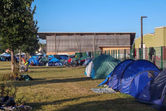 Migrants in Dunkirk