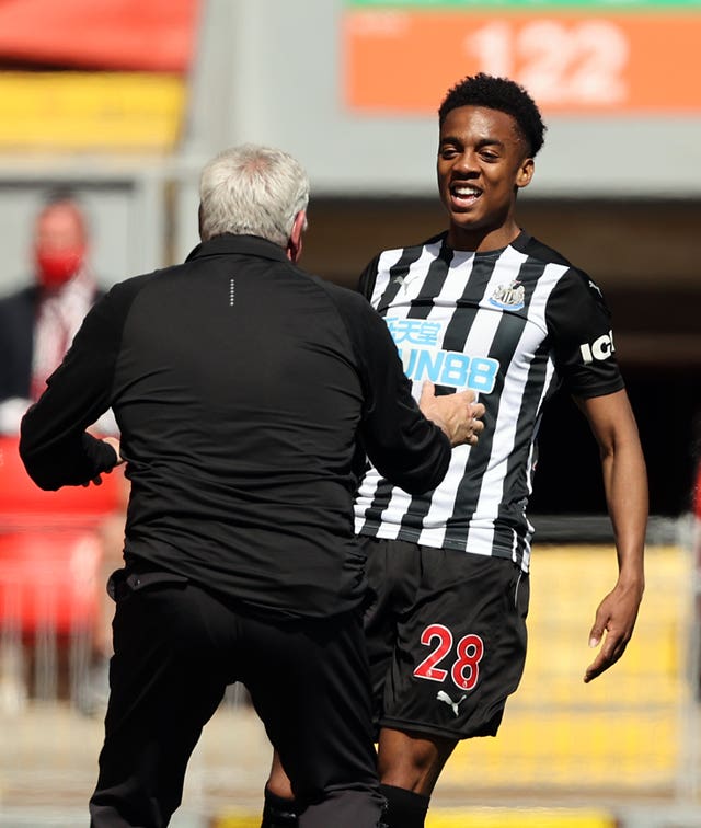 Newcastle head coach Steve Bruce has had to remain patient in his pursuit of midfielder Joe Willock