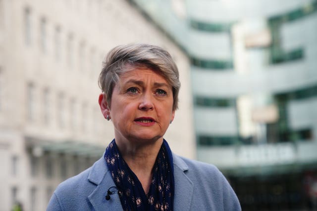 Shadow home secretary Yvette Cooper 