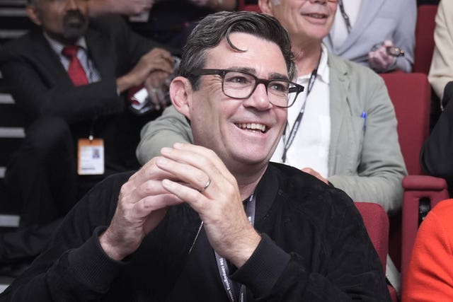 Mayor of Greater Manchester Andy Burnham