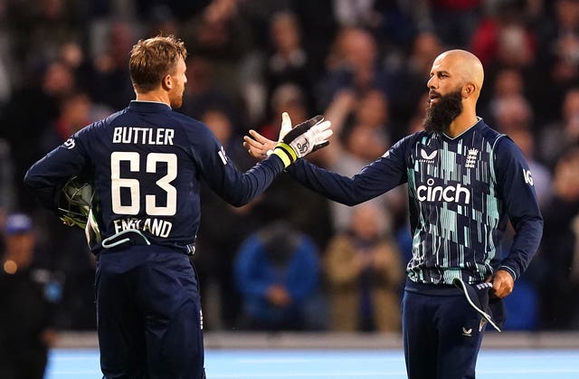 Moeen Ali (right) has been deputising for Buttler (left) in Pakistan.