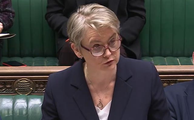 Foreign Secretary Yvette Cooper making a statement in the House of Commons, London, after a US military operation in Venezuela over the weekend to capture leader Nicolas Maduro
