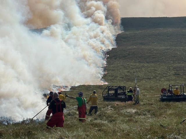 Scottish wildfire