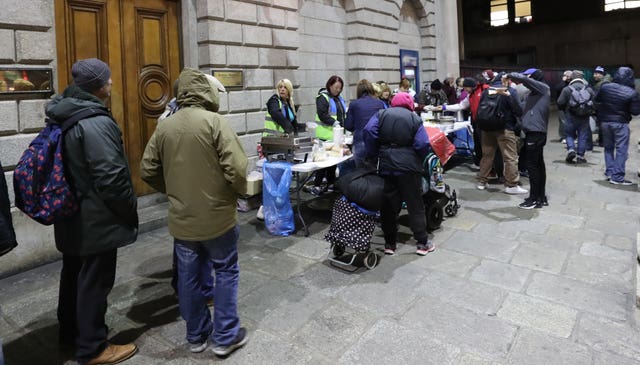 Homeless in Ireland
