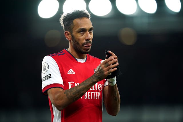 Pierre-Emerick Aubameyang's time at Arsenal appears to be coming to an end 