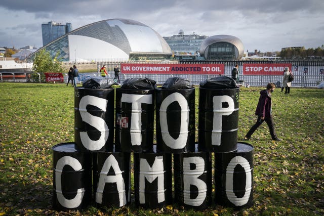 Cambo protest 