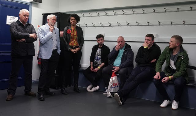 Corbyn meets NUFC Asley out supporters
