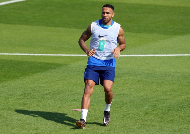 Callum Wilson during England training