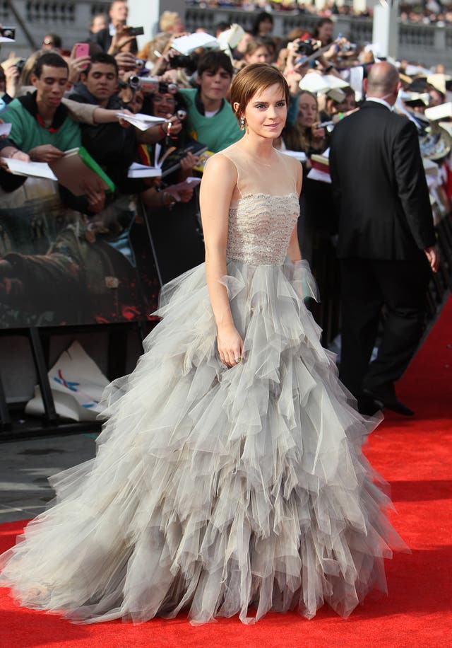 Emma Watson arriving for the world premiere of Harry Potter And The Deathly Hallows: Part 2