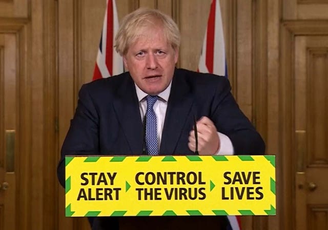 Prime Minister Boris Johnson made the announcement 