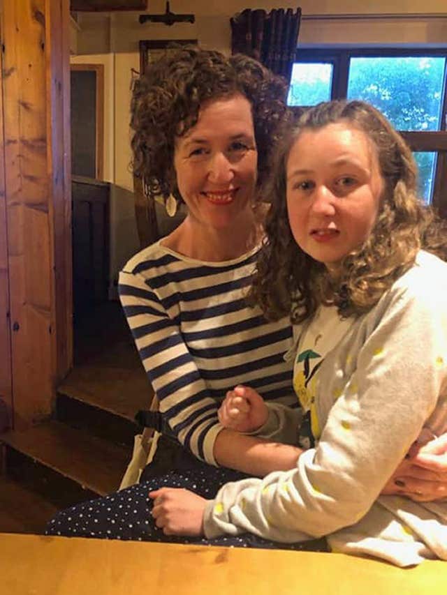 Meabh Quoirin with her daughter Nora 