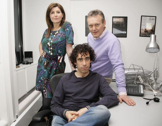 Anthony Head with Sharon Horgan and Stephen Mangan